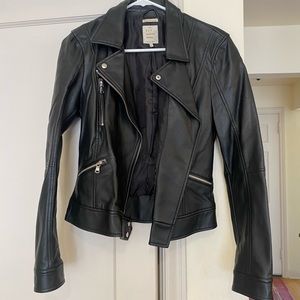 Zara fake leather jacket